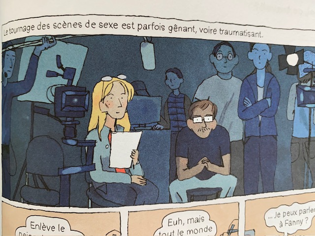 Planche TOPO : le tournage des scènes de sexe est parfois gênant